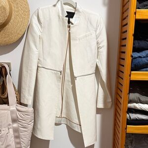 BCBGMaxAzria Cream Trench Coat